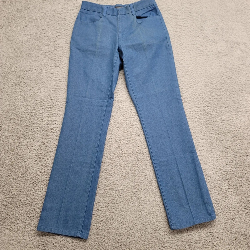 Banana Republic Jeans Womens 0 Blue Denim‎ Slim Leg Casual Mid Rise Flat Front